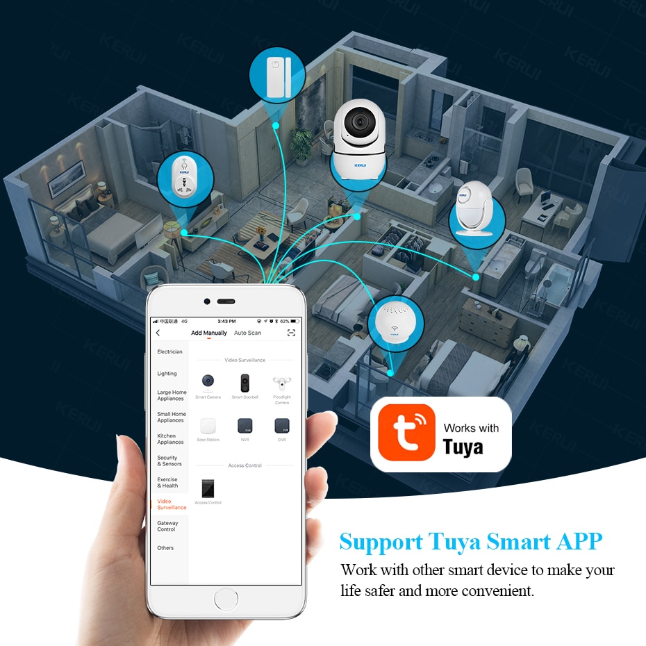 KERUI-1080P-Full-HD-2MP-WIFI-Home-Security-IP-Camera-Wireless-Mini-Smart-Tuya-Camera-Video-3