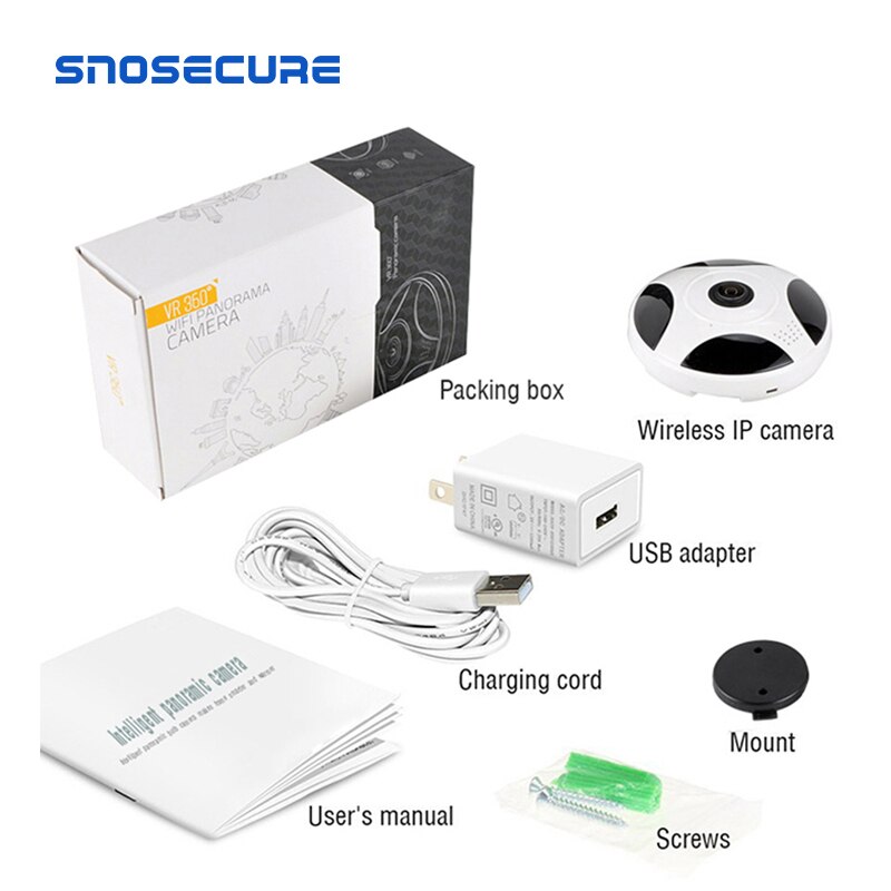 SNOSECURE-360-Degree-Two-way-audio-Panoramic-1-3MP-FIsheye-Wireless-Smart-IP-Camera-Home-Security-3