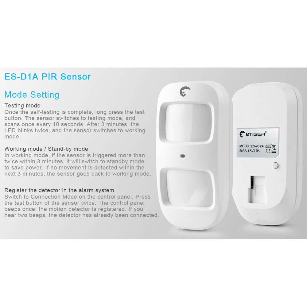 eTiger-ES-D2A-Wireless-Pet-immnue-Motion-Sensor-Alarm-Detector-For-Smart-Home-Burglar-Alarm-System-2