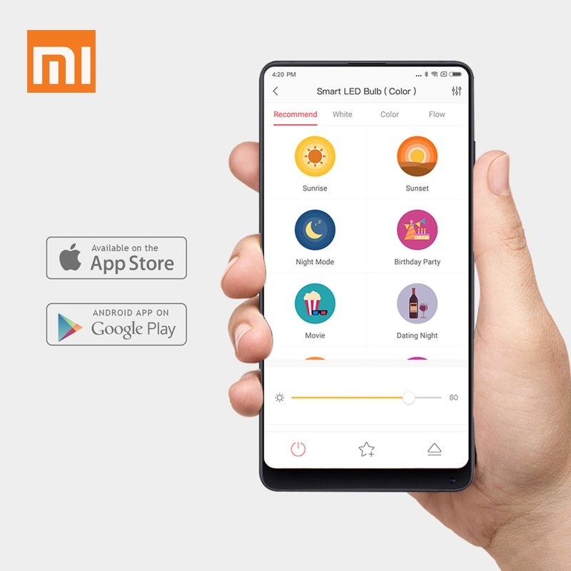 xiaomi-yeelight-E27-10W-800lm-indoor-remote-wireless-APP-alexa-google-control-RGB-Smart-LED-bulb-2