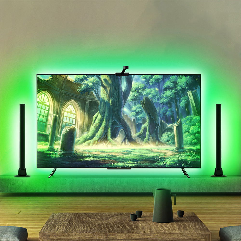 LED-Wifi-Smart-TV-Backlight-Light-RGBIC-Music-Light-Bar-With-Camera-Voice-Control-Alexa-Google-10