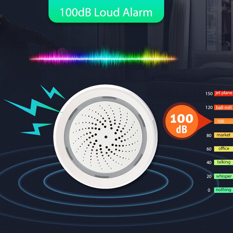 Tuya-WiFi-Alarm-Siren-100dB-with-Temperature-and-Humidity-Sensor-Strobe-Light-Alerts-for-Smart-Home-2