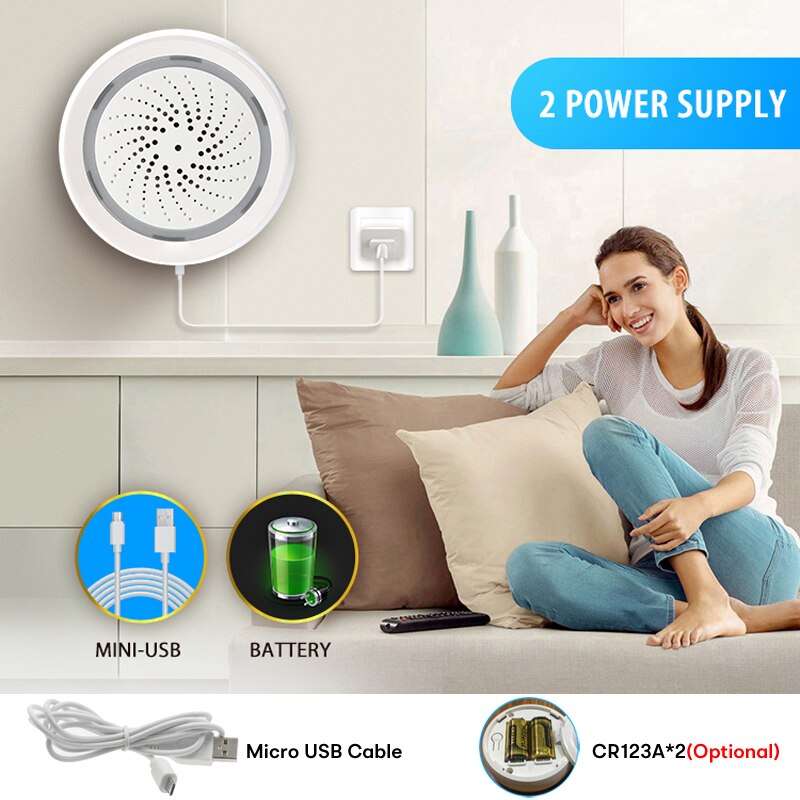 Tuya-WiFi-Alarm-Siren-100dB-with-Temperature-and-Humidity-Sensor-Strobe-Light-Alerts-for-Smart-Home-5